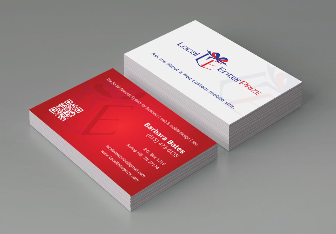 Local Enterprise Business Cards Rimshot Creative