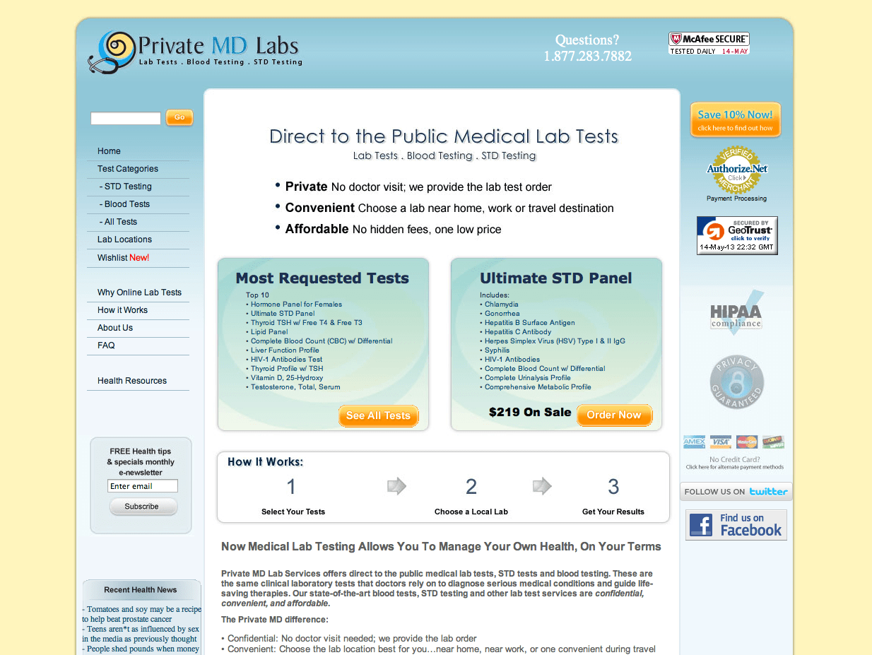 Private MD Labs « Rimshot Creative